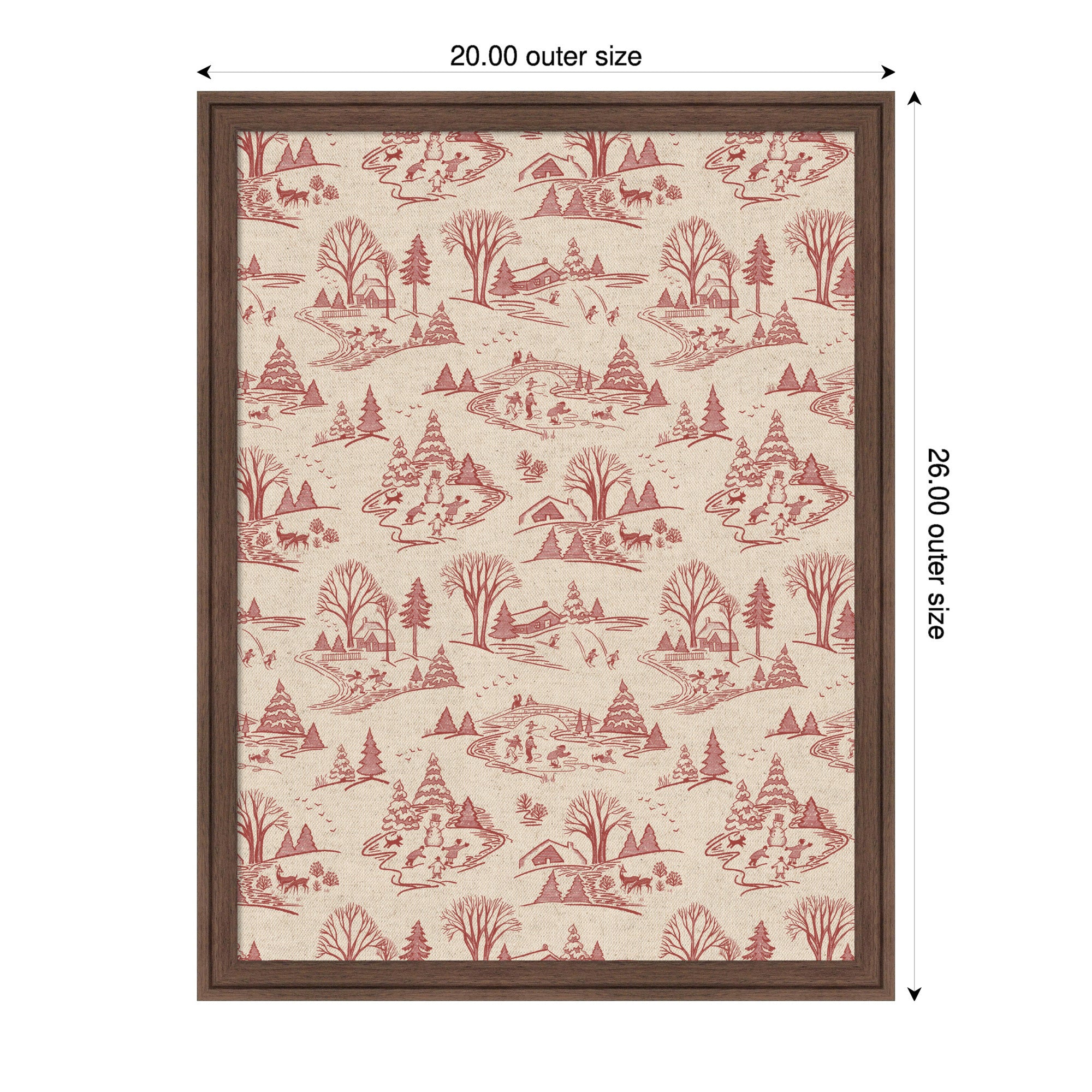 Pinboard Florence Medium Brown 20x26 2