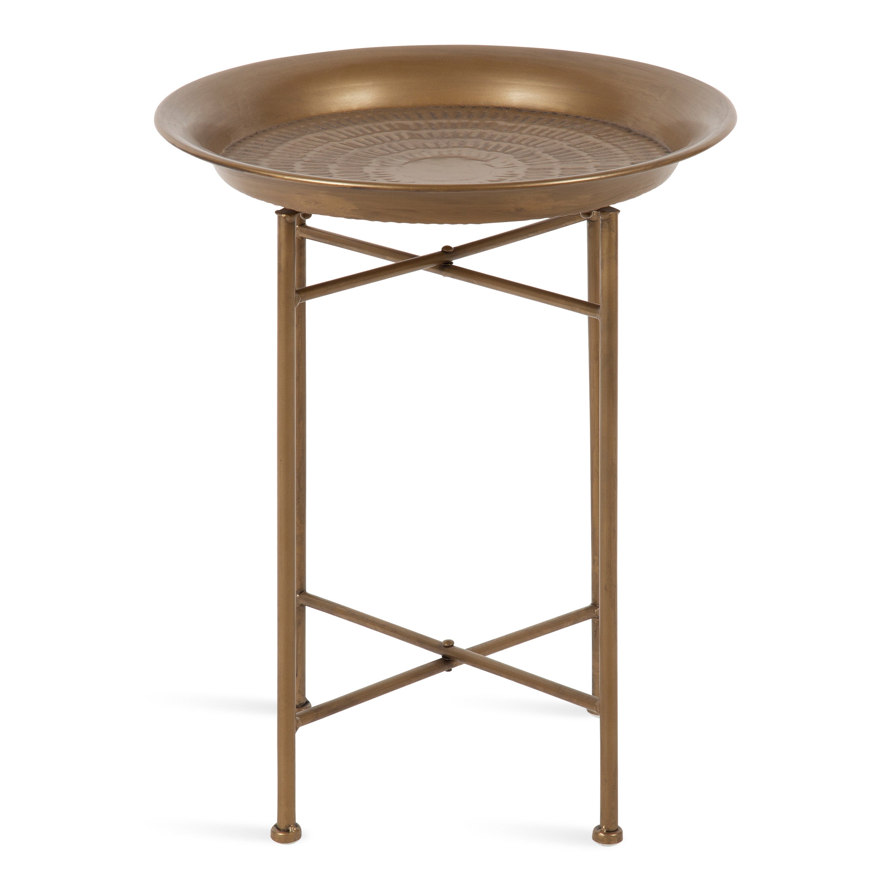Mahdavi Round Metal Accent Table