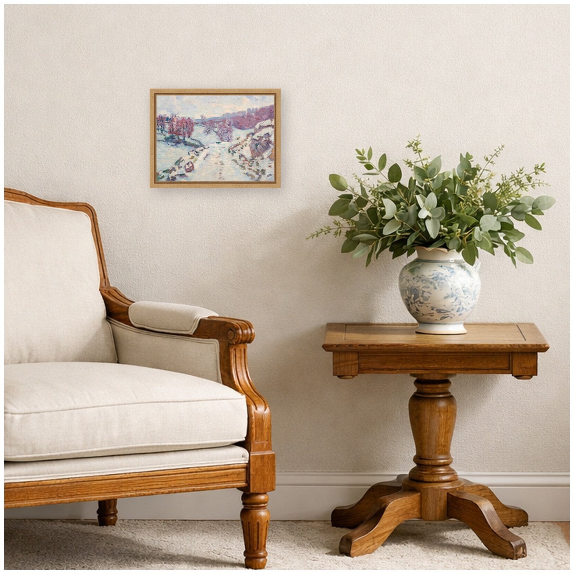 Framed Canvas Sylvie Natural 13x10 6
