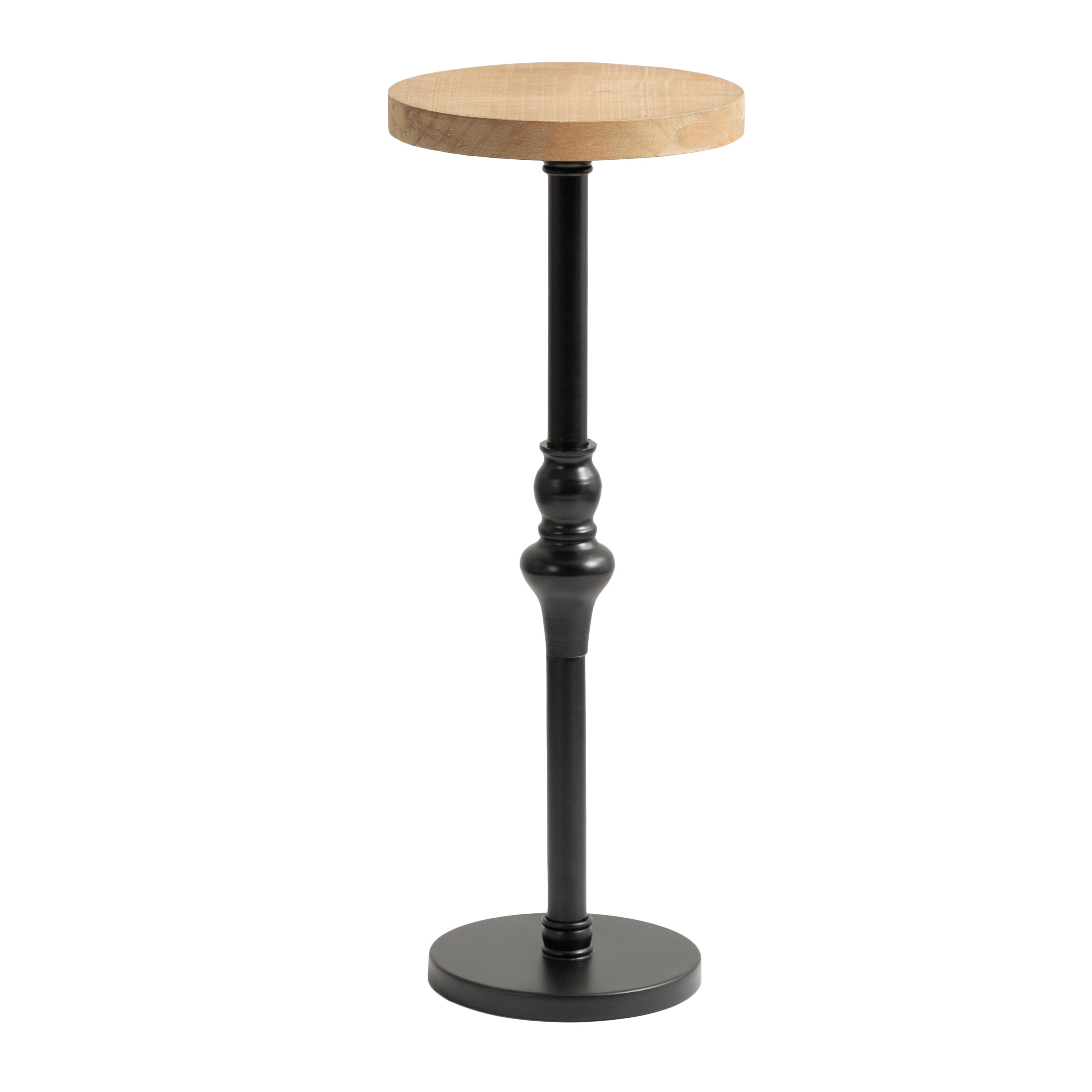Drink Table Natural Black 9x9x22 1