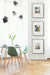 Wall Frame 16x20 matted to 8x10 Black White 6