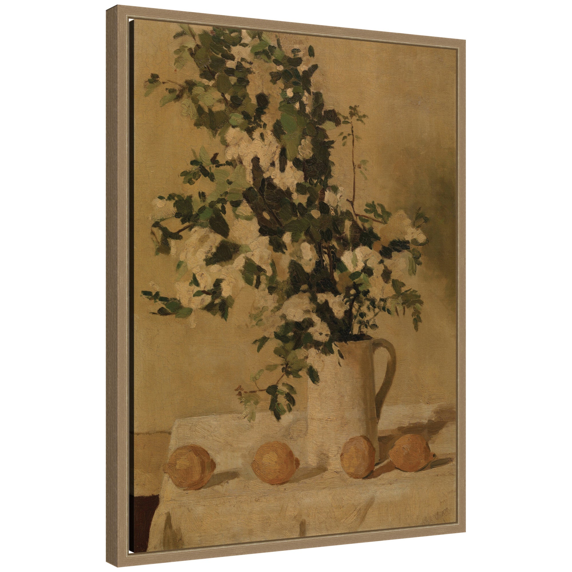 Framed Canvas 18x24 Sylvie Dark Gold 1