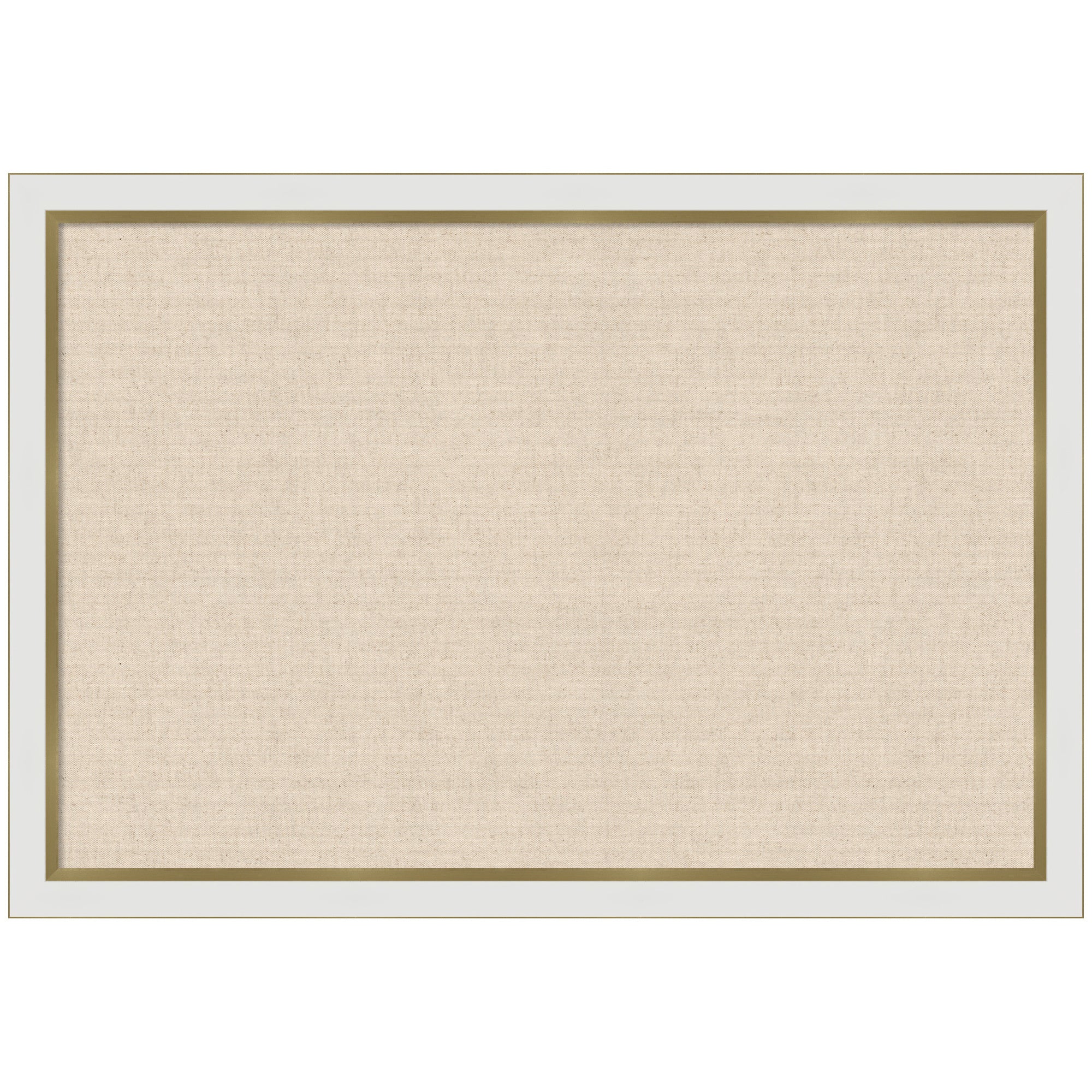Pinboard 39x27 Eva White Gold Narrow 1