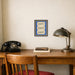 Mounted Canvas Castellan Black 13x16 5