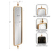 Rectangle Mirror 9x36 Gold 2