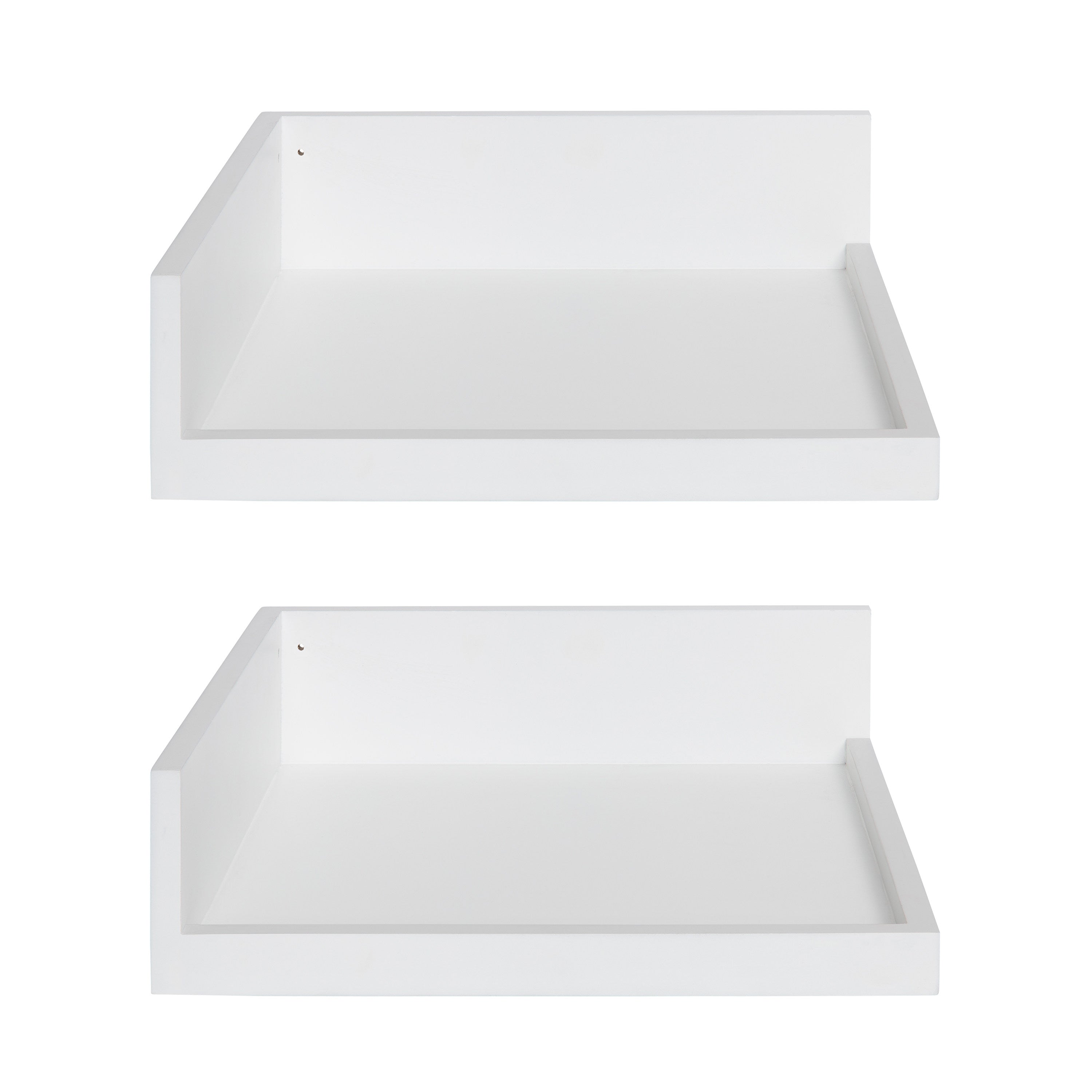 Levie Floating Corner Wood Wall Shelf Set