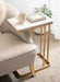 C Table White Gold 12x19x27 8