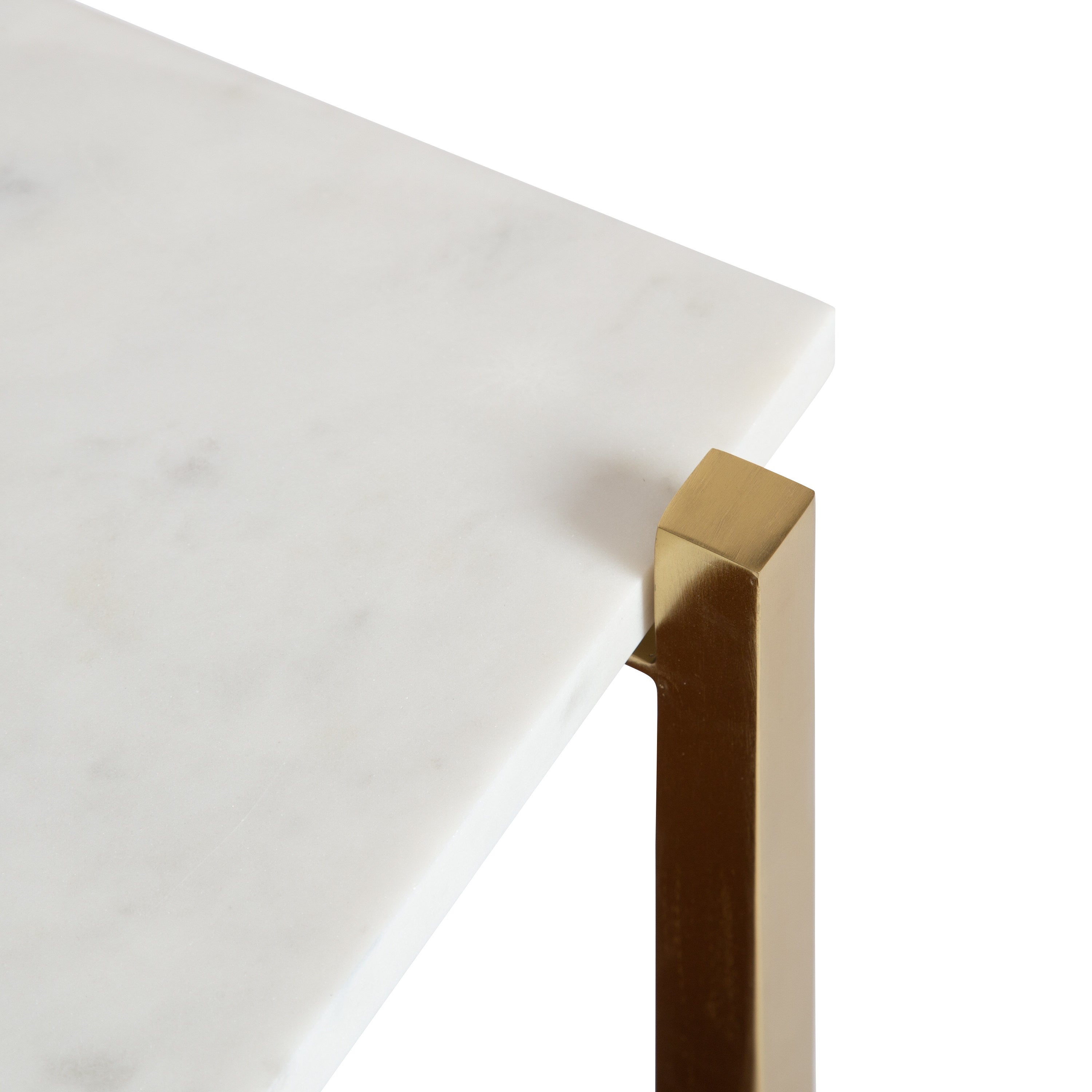 Abcott Wood and Metal Side Table
