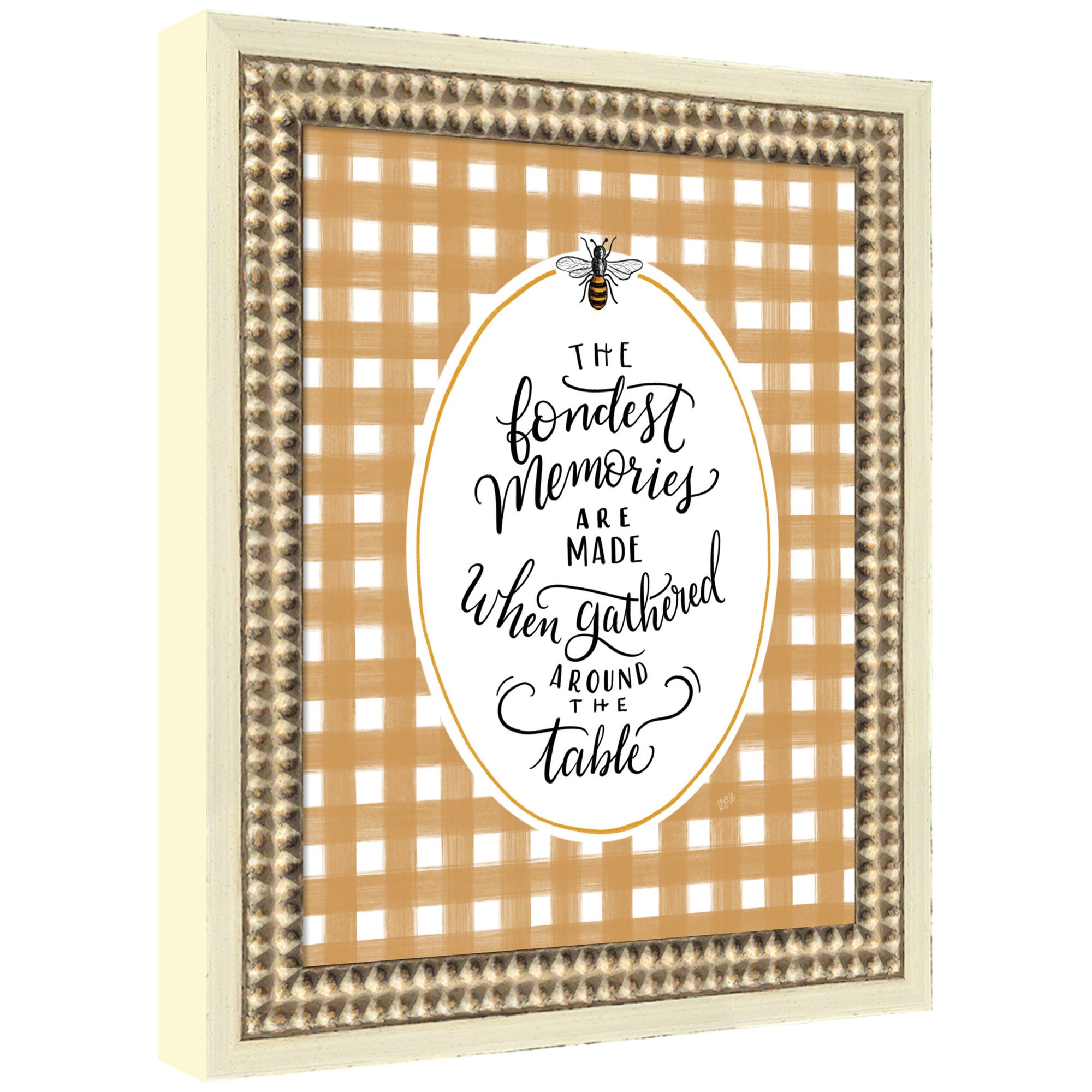 Mounted Canvas 10x12 Castellan Distressed White 7