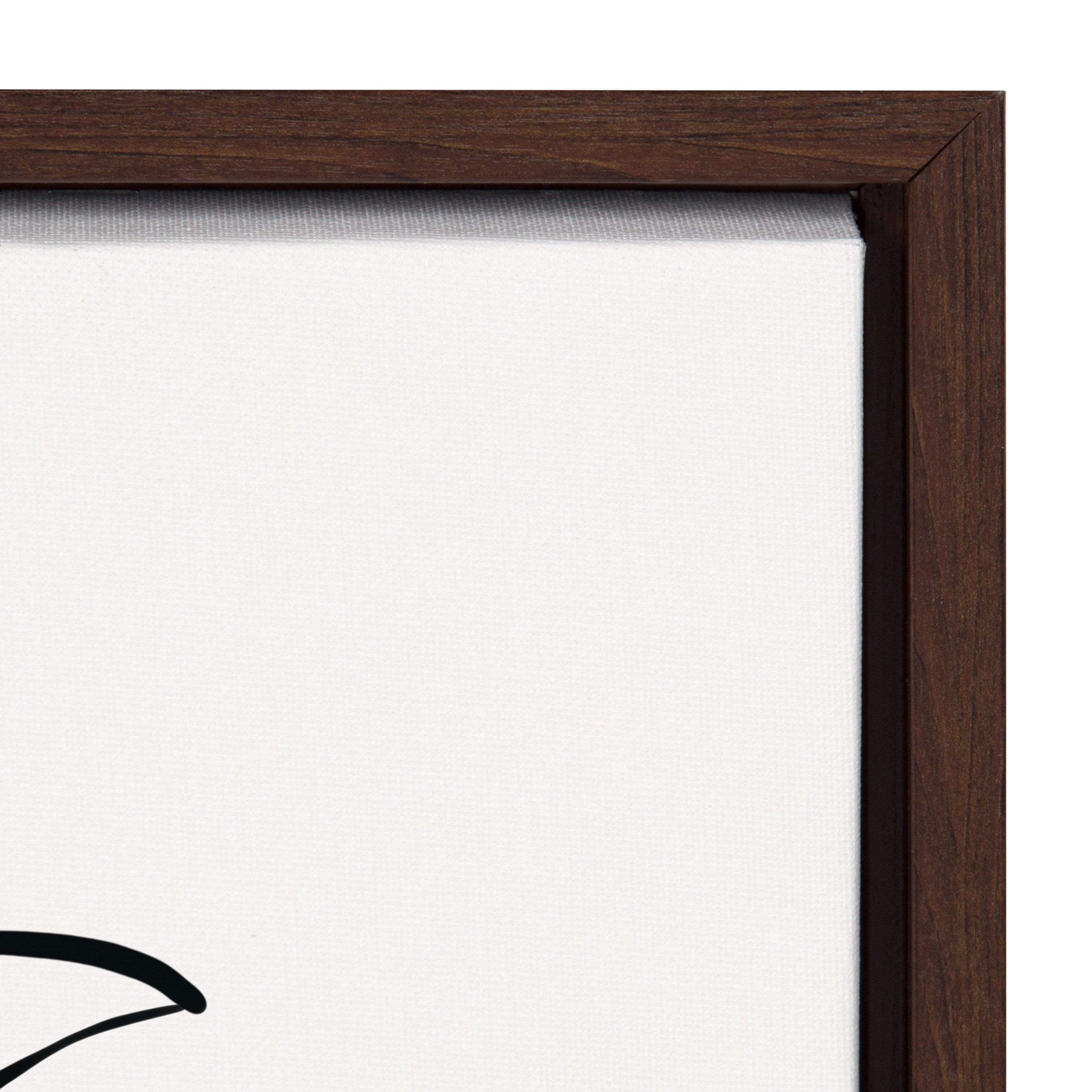 Framed Canvas Sylvie Walnut 23x33 3