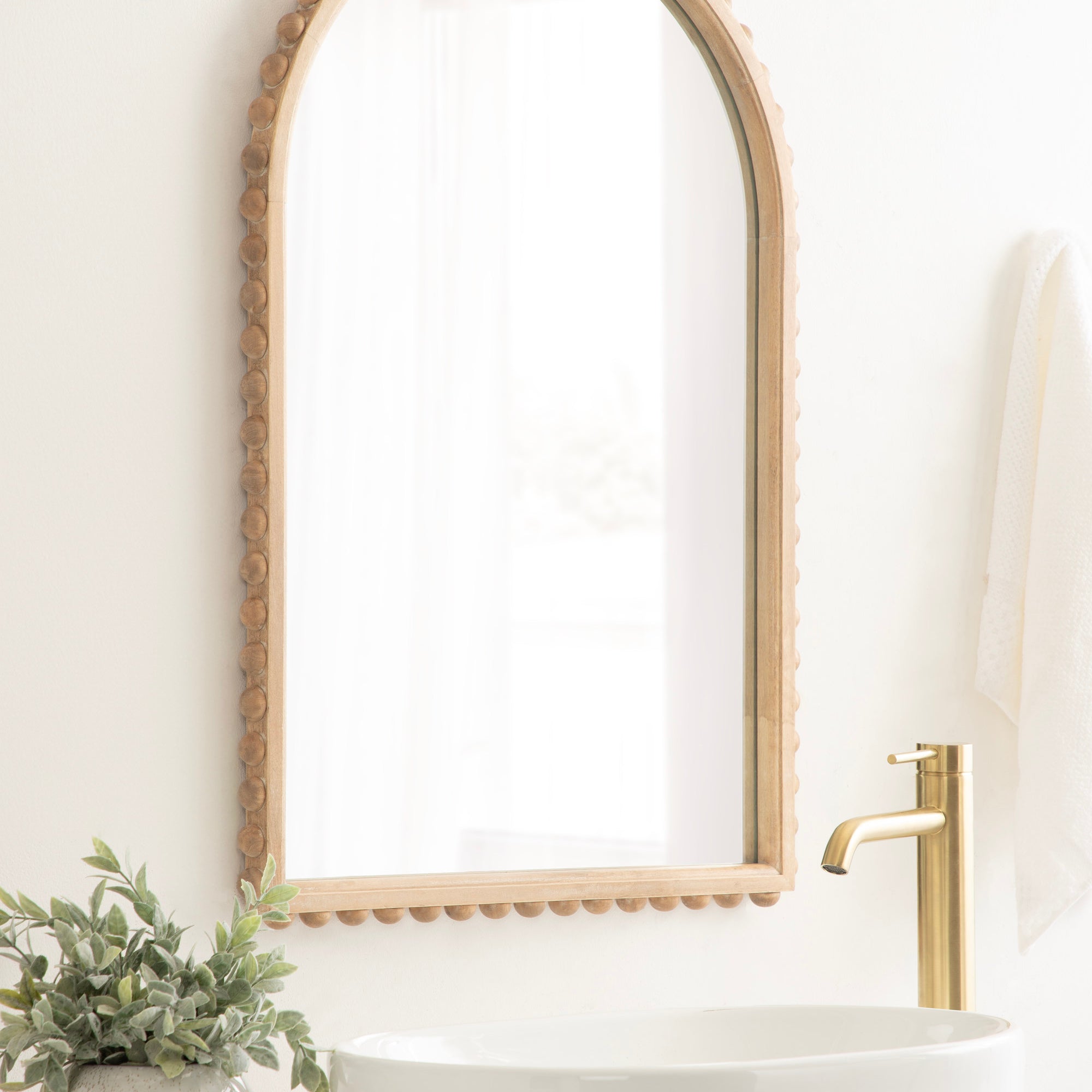 Arch Mirror 20x30 Natural 6