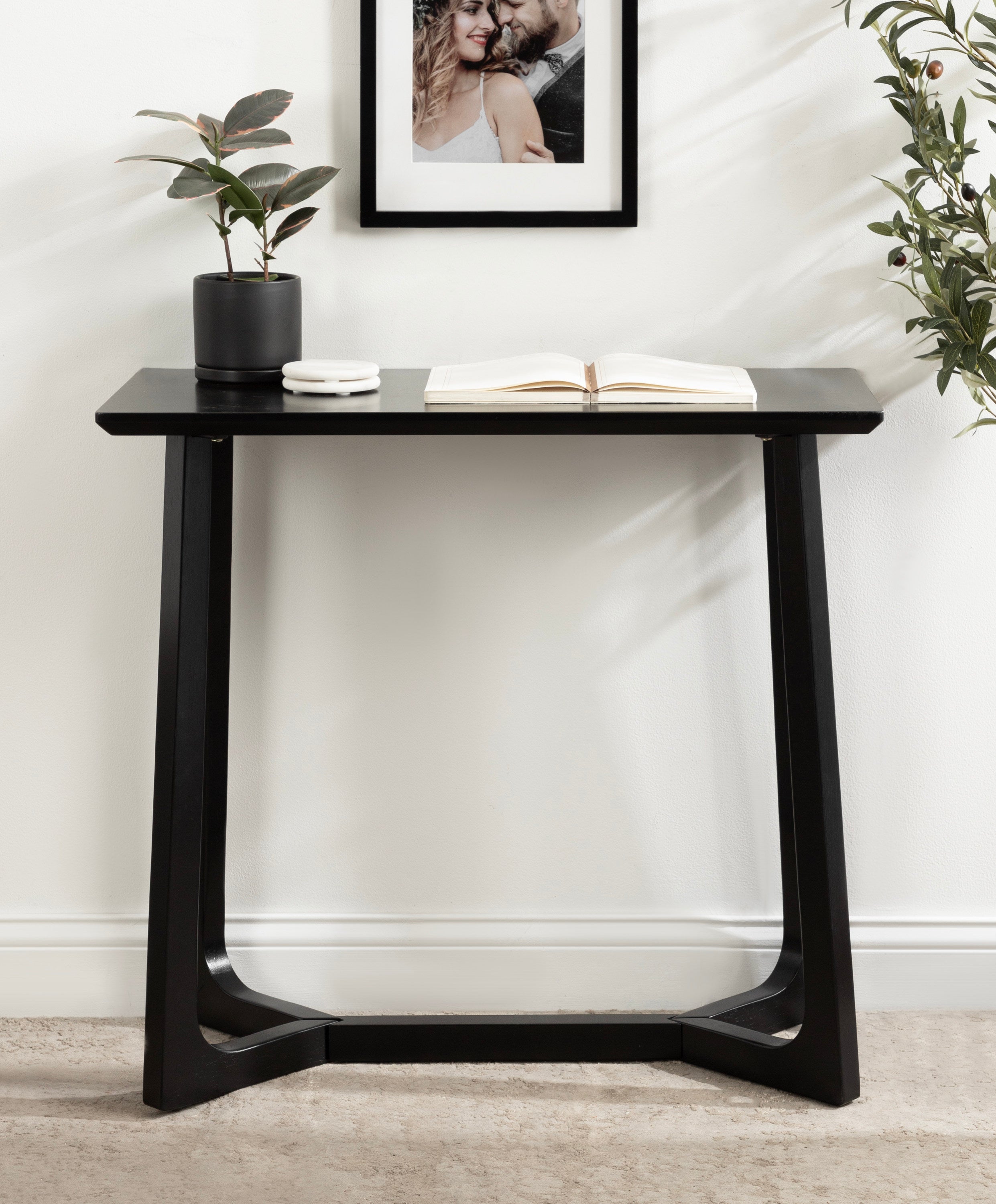 Console Table Black 32x15x30 8