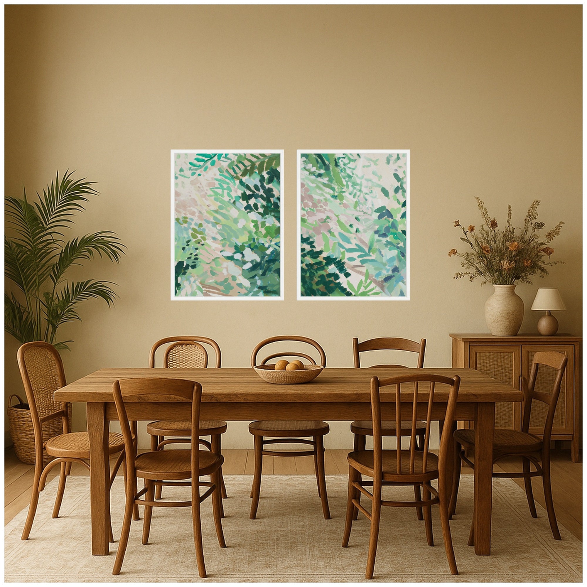 Art Set 2 Piece Set 18x24 Sylvie White 6