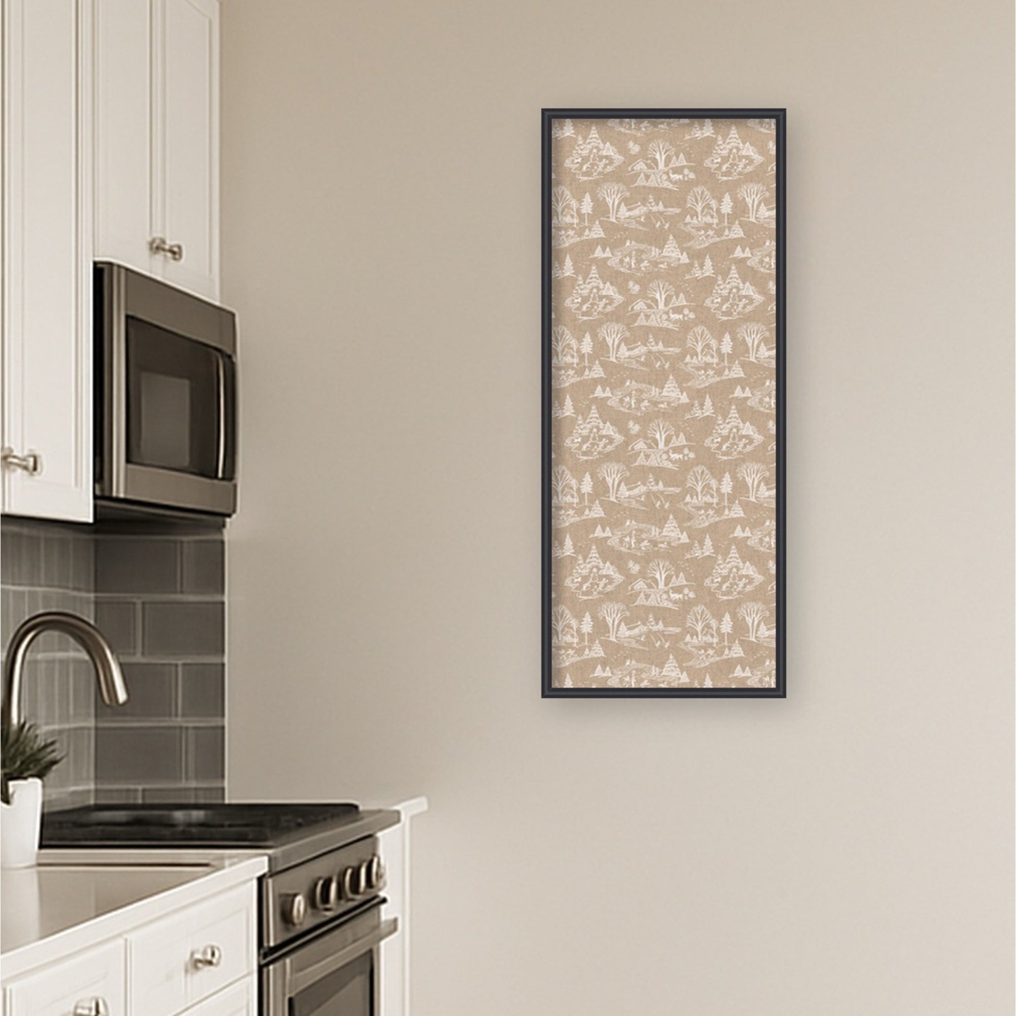 Pinboard Edith Black 17x41 7