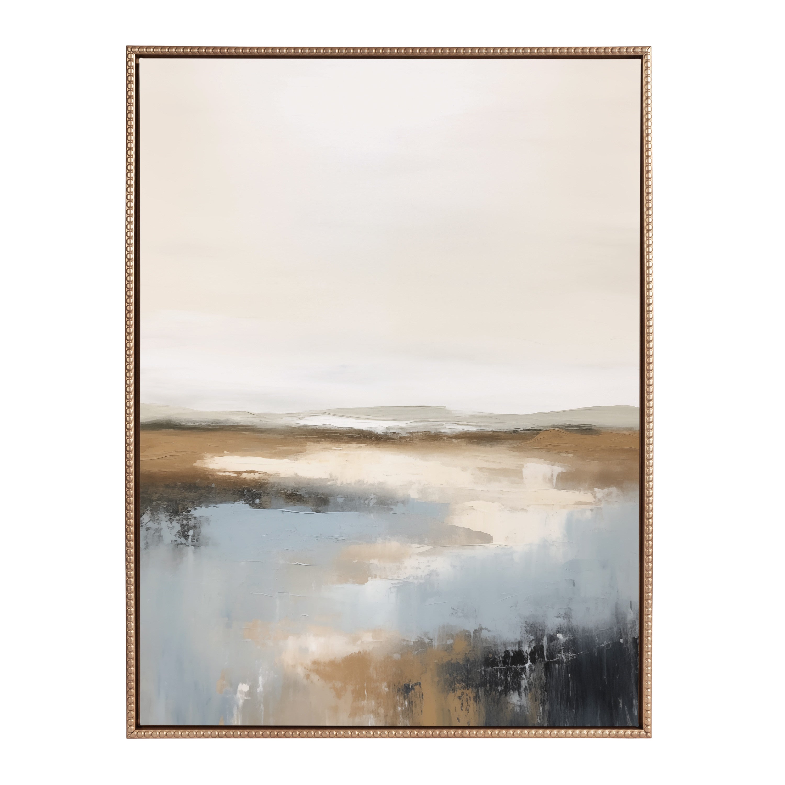 Framed Canvas 31.5x41.5 Sylvie Beaded Dark Gold 2