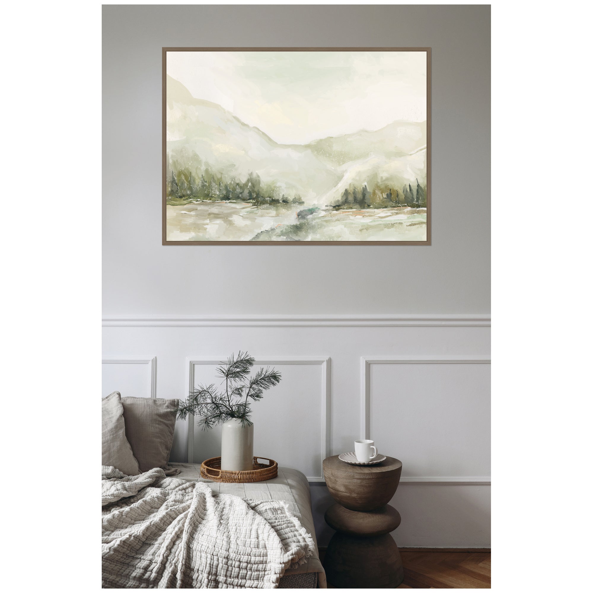 Framed Canvas 28x38 Sylvie Dark Gold 7