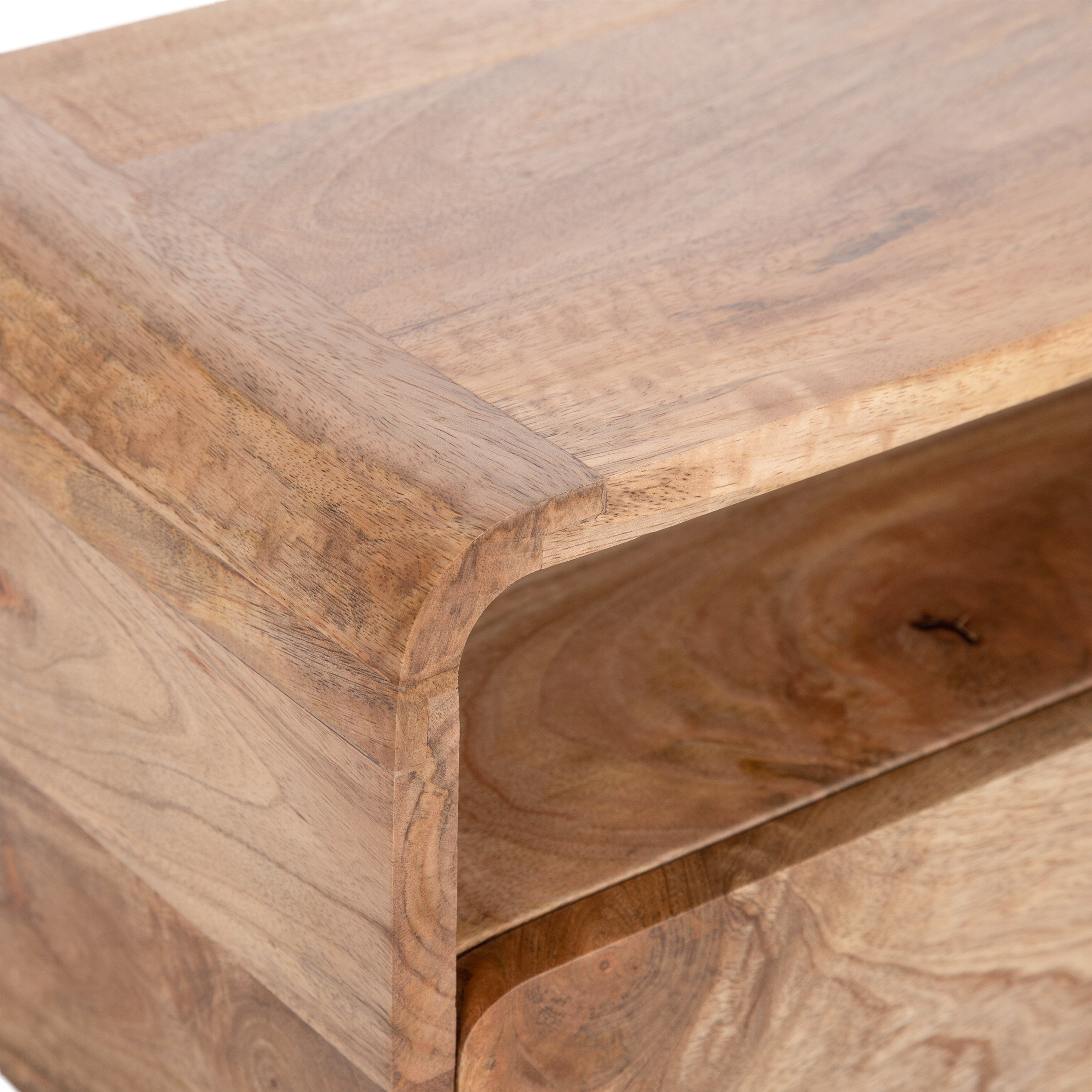 Floating Side Table Natural 18x10x9 3