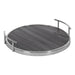 Serving Tray Gray 14" Diameter 1