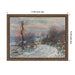 Framed Canvas Sylvie Walnut 13x10 2