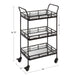 Bar Cart 23x13x35 Black 2