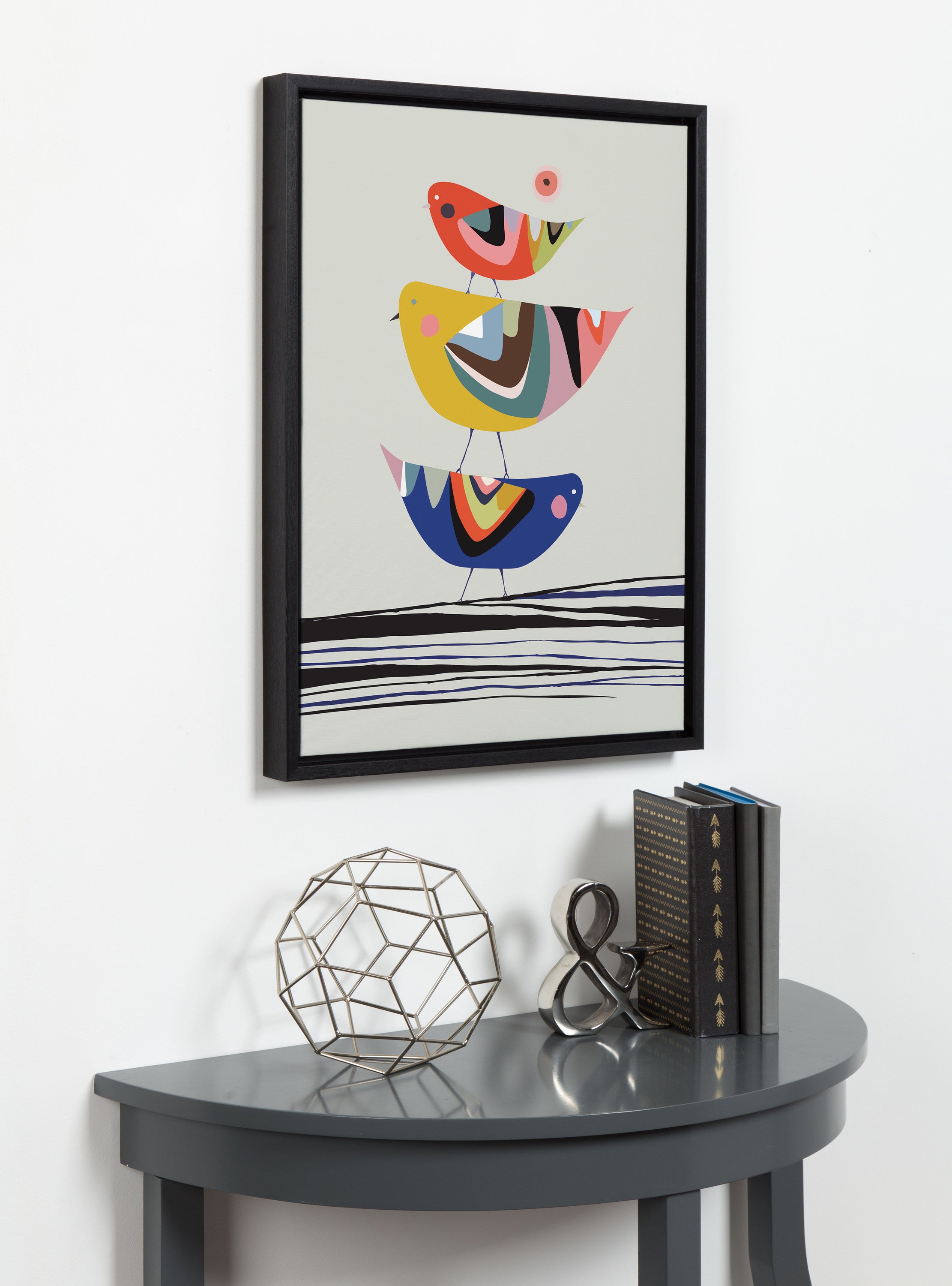 Framed Canvas Sylvie Black 18x24 5