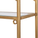 Accent Shelf Gold 20x6x32 4