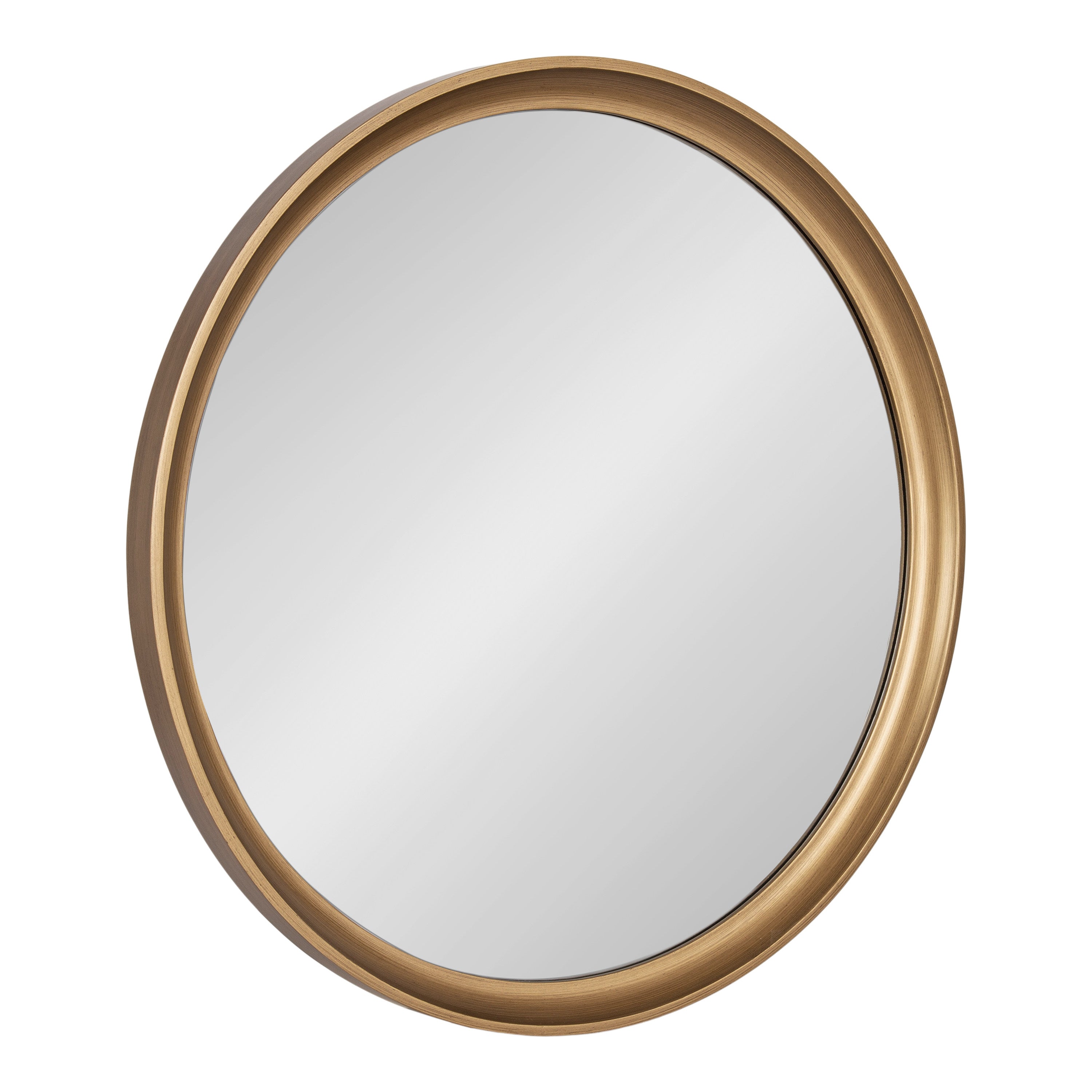 Round Mirror Gold 30" Diameter 1