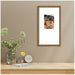 Wall Frame Belvedere Bronze 10x18 matted to 5x7 6
