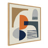 Sylvie Abstract Mid Century Framed Canvas by Rachel Lee of My Dream Wall