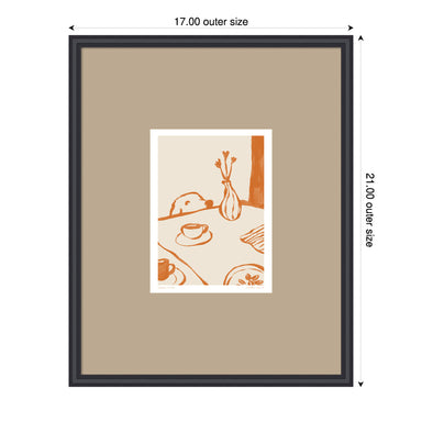 Framed Art 17 x 21 Edith Black 2