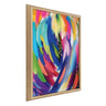 Blake Bright Brush Strokes Framed Printed Art by Jessi Raulet of Ettavee