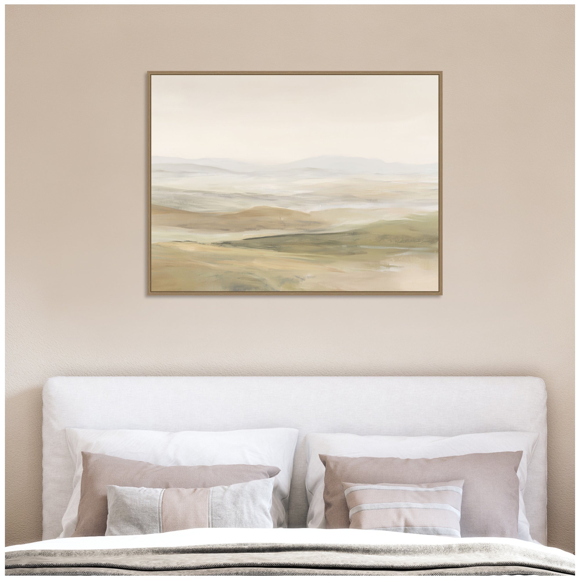 Framed Canvas 42x32 Sylvie Dark Gold 5
