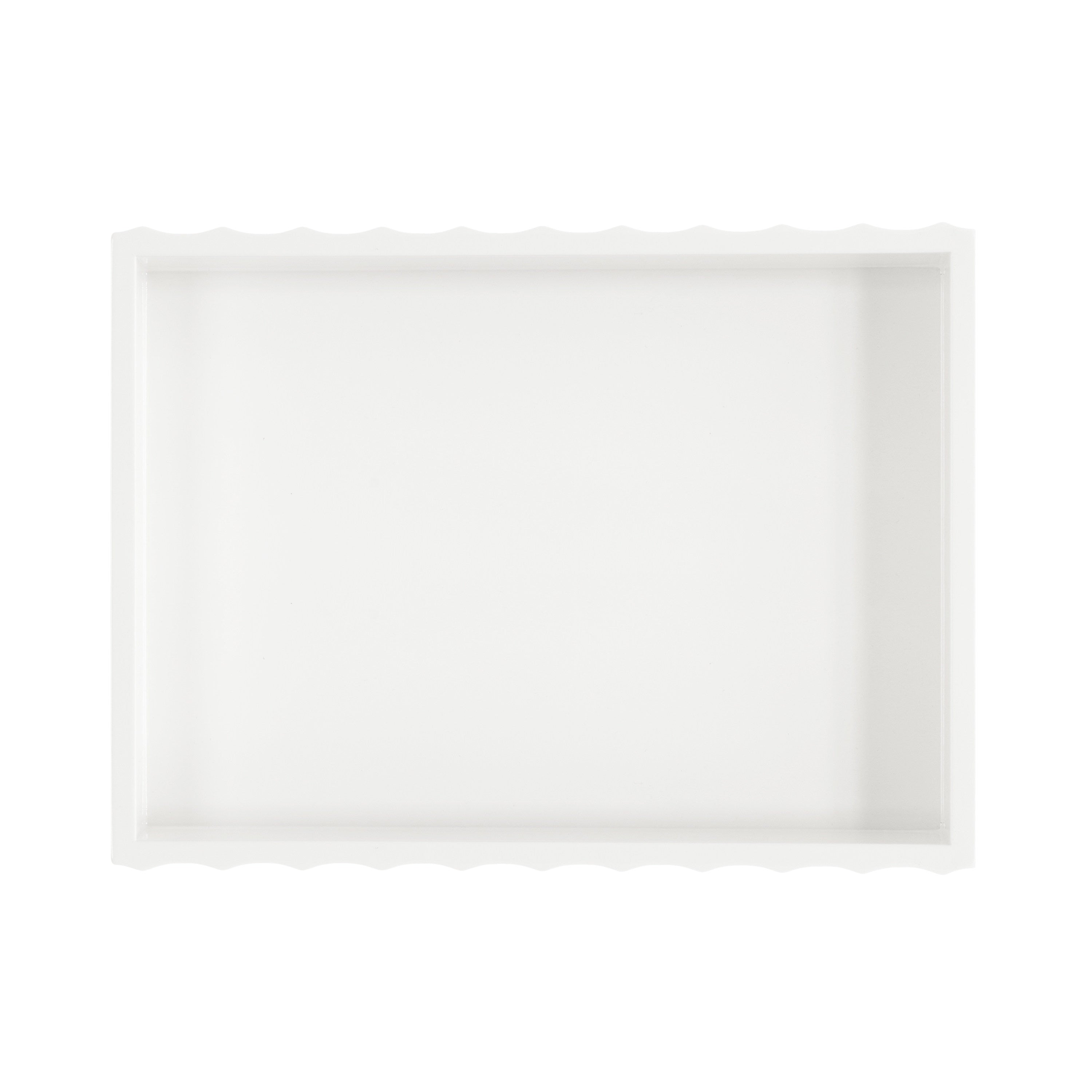 Serving Tray White 16x12 4