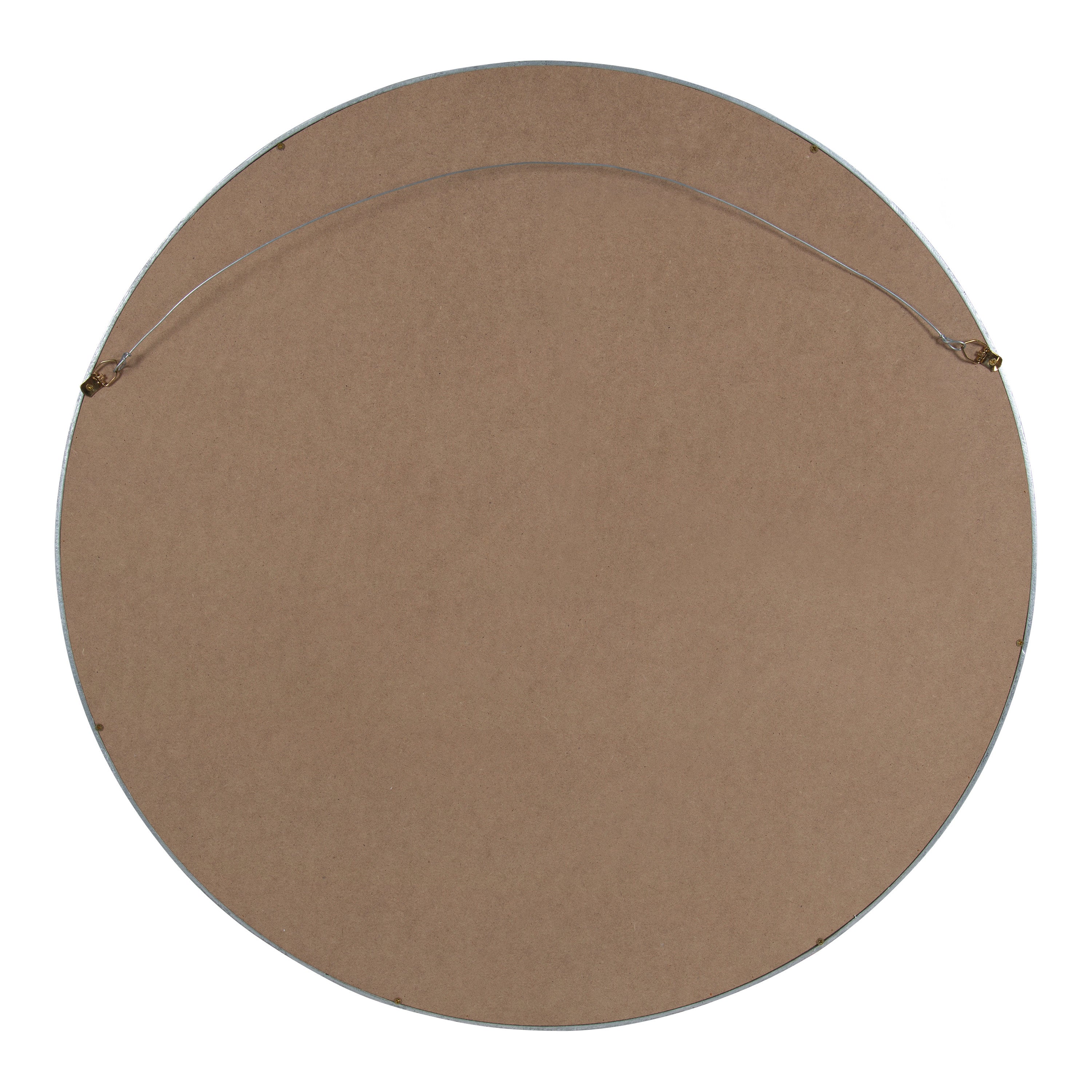 Round Mirror Silver 25.6" Diameter 4
