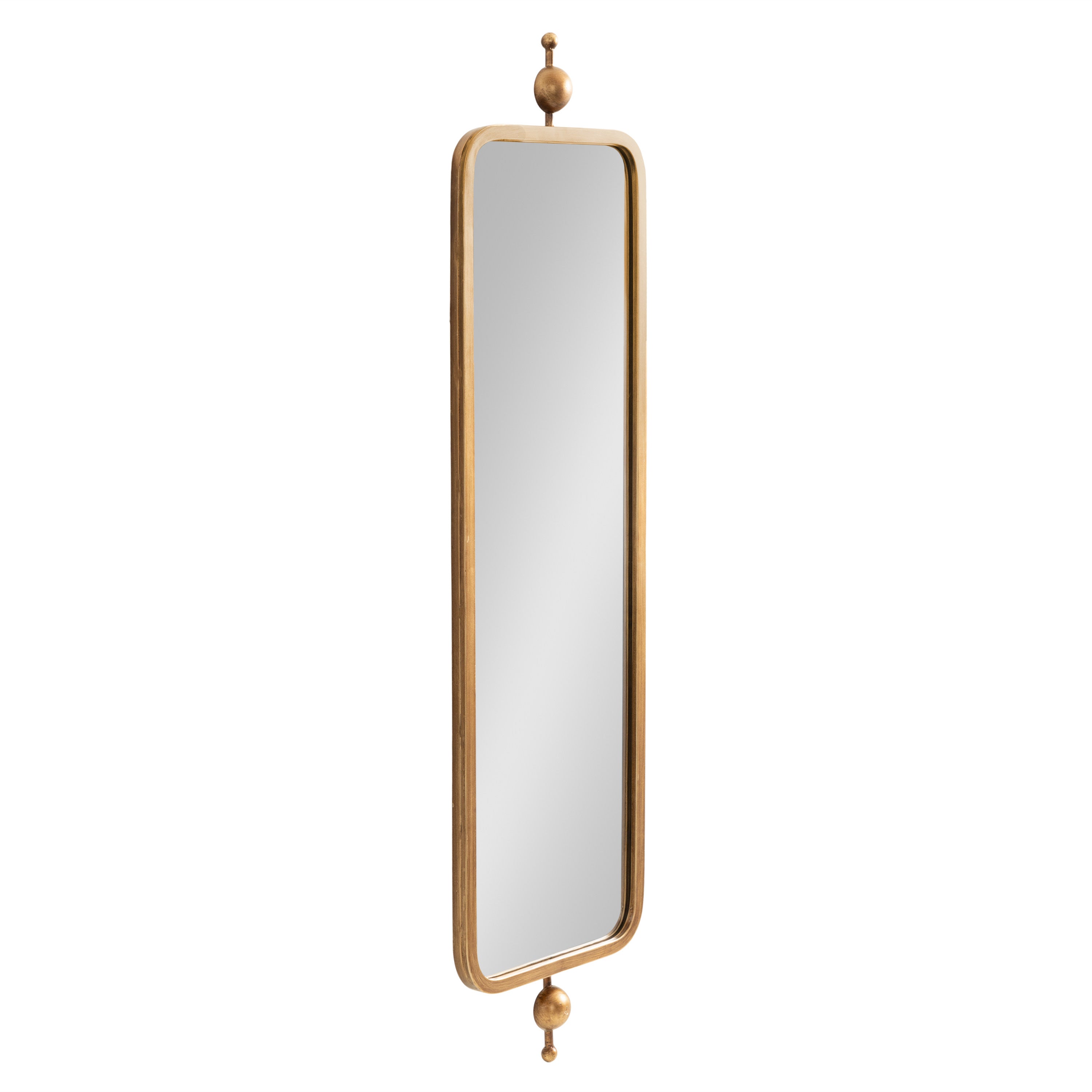 Rectangle Mirror 9x36 Gold 1