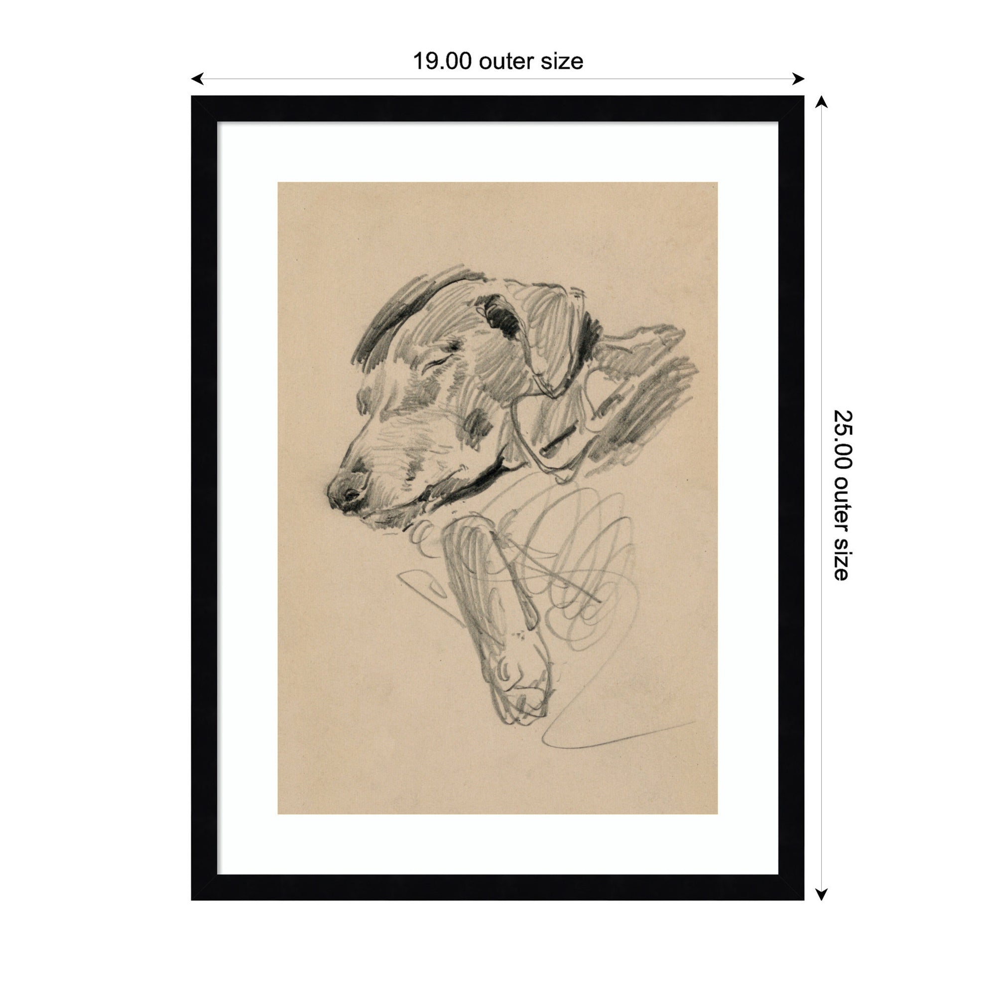 Framed Art 19x25 Svelte Noir Black 2