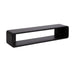Floating Console Table Black 30x7x7 1