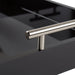 Single Tray Black Silver 17x13 3