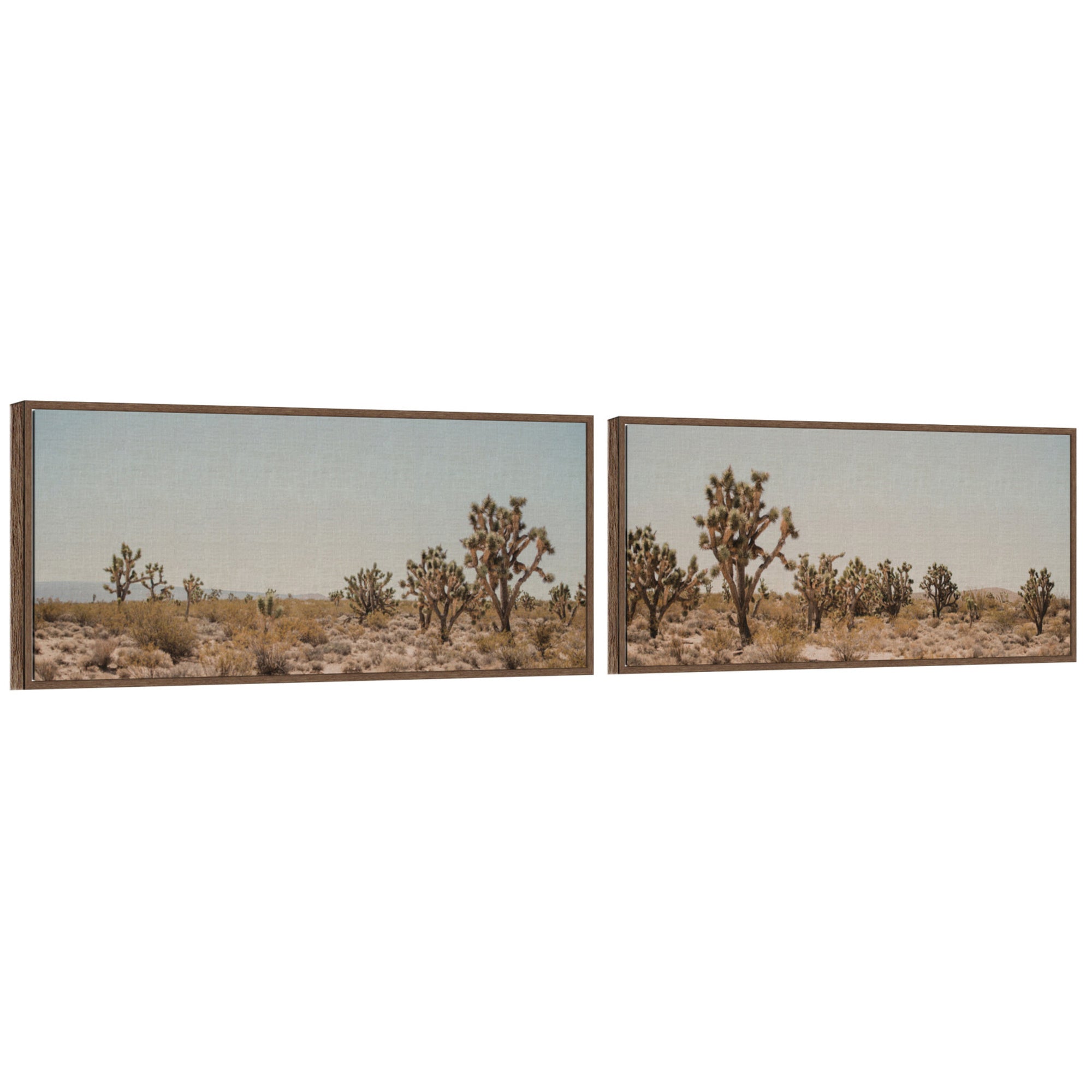 Art Set Sylvie Walnut 2 Piece Set 18x40 1