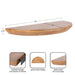 Floating Console Table Natural 28x3x14 2
