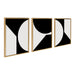 Art Set 3 Piece Set 18x24 Sylvie Bright Gold 1