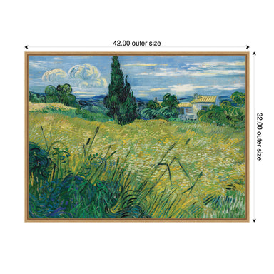 Framed Canvas 42x32 Sylvie Natural 2