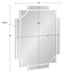 Scallop Mirror 18x24 White 5