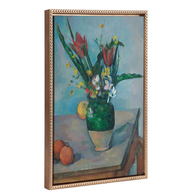 Framed Canvas 18x24 Sylvie Beaded Dark Gold 1