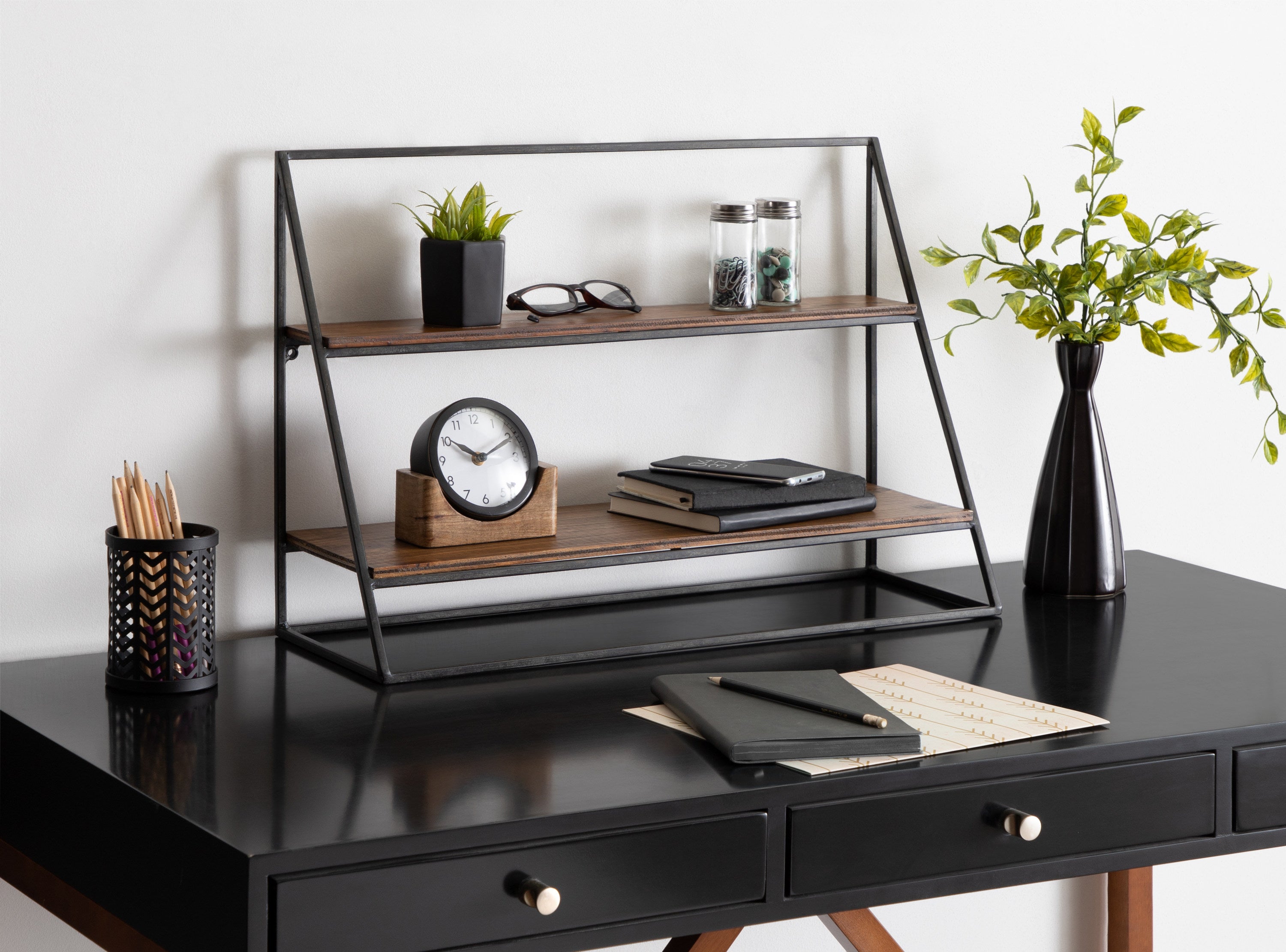 Accent Shelf Brown 24x8x16 6