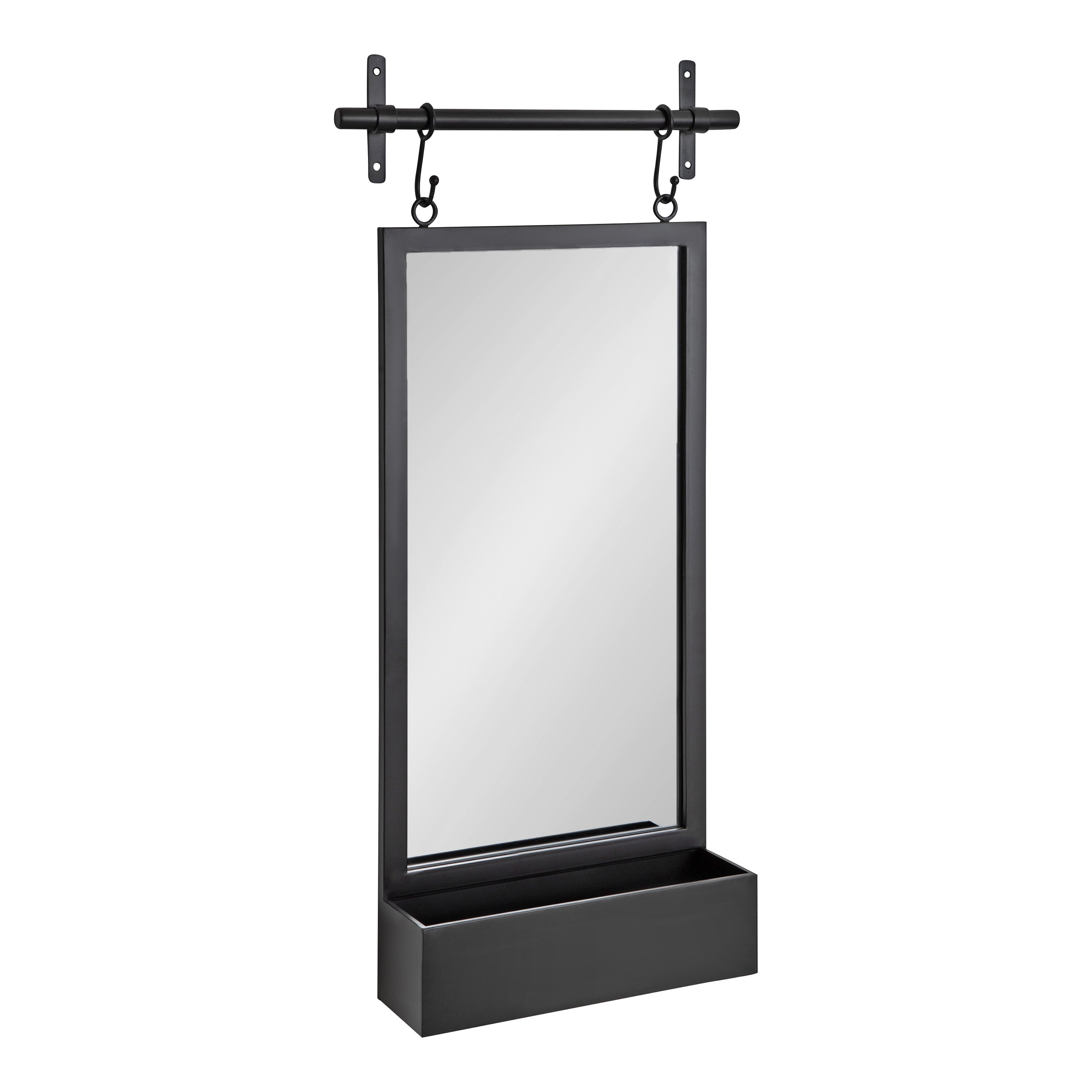 Gammons Wall Mirror with Shelf