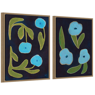 Art Set Sylvie Dark Gold 2 Piece Set 18x24 1