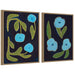 Art Set Sylvie Dark Gold 2 Piece Set 18x24 1