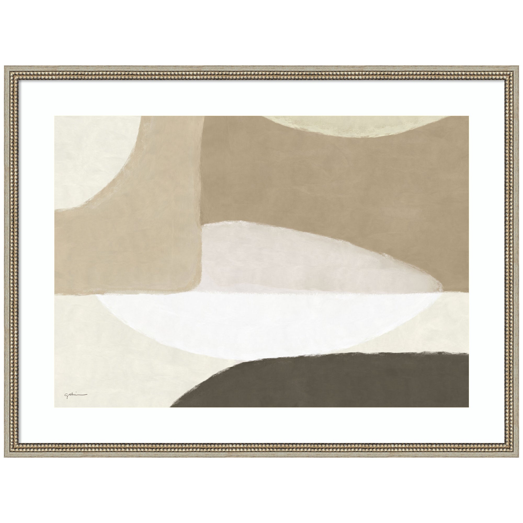 Framed Art Castellan Silver 42x32 1