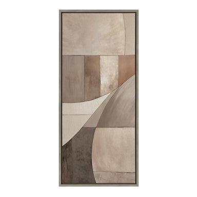 Framed Canvas 18x40 Sylvie Graywash 2